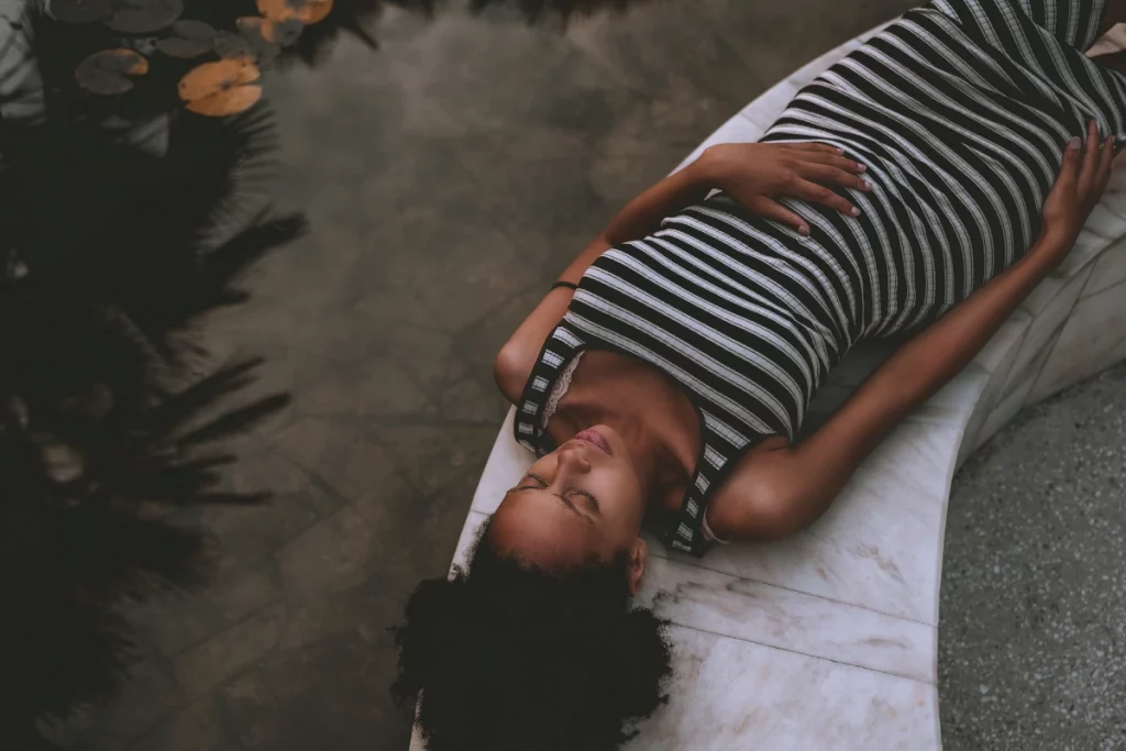 the stork bag - Today Show Parent: How To Sleep When Pregnant - image of pregnant woman sleeping